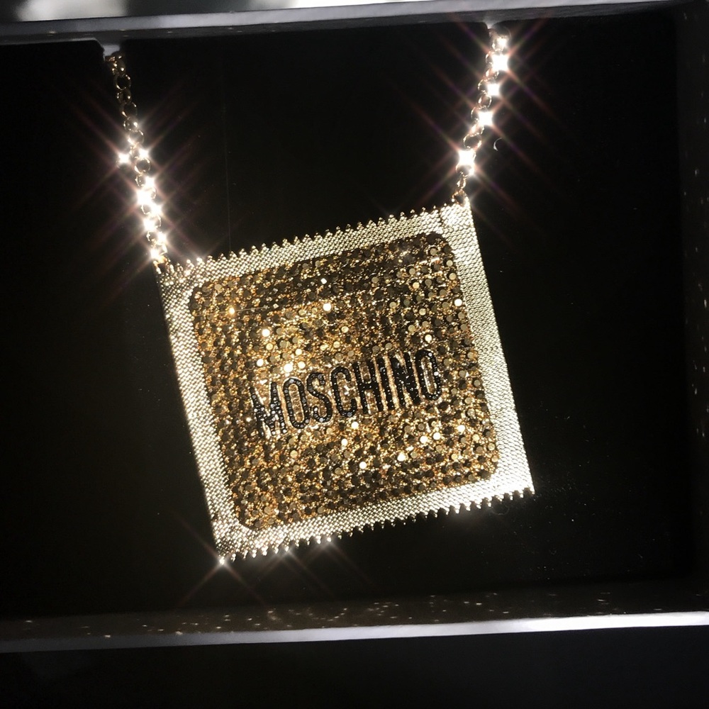 Authentic Moschino Condom Necklace
